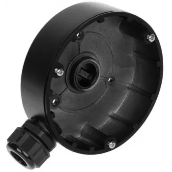 DELTA STG-1280ZJ-DM8(SCHWARZ) Κουτί σύνδεσης για κάμερες dome, Μαύρο, Κράμα αλουμινίου