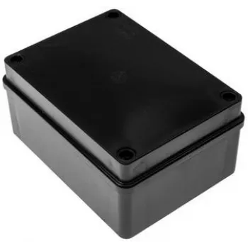 Ερμητικό κουτί διακλάδωσης 150x110x70mm IP65 χωρίς αλογόνα μαύρο PAWBOL S-B316C