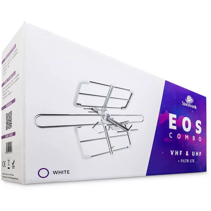 Spacetronik EOS Combo Λευκή Παθητική Κεραία DVB-T/T2