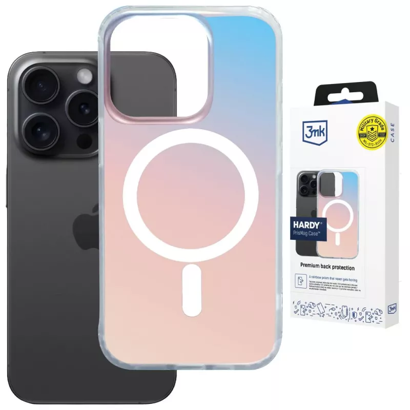 3MK PROTECTION Apple iPhone 16 Pro - 3mk Hardy PrisMag Case Διάφανη