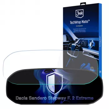3MK PROTECTION Dacia Sandero Stepway F. 2 Extreme - 3mk TechWrap Matte Μεμβράνη Προστασίας Πίνακα Οργάνων