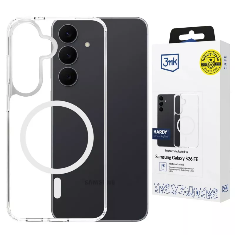 3MK PROTECTION Samsung Galaxy S26 FE - 3mk Hardy LiqForce MagCase Μαύρο