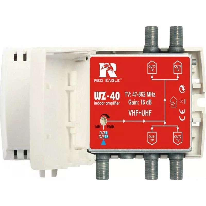 DVB-T/T2 Ενισχυτής Κεραίας WZ-40 RED EAGLE