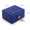 RED EAGLE BOX-150 Μεταλλικό Κουτί Χρημάτων με Κλειδαριά Κυλίνδρου, Κόκκινο