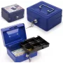 RED EAGLE BOX-150 Μεταλλικό Κουτί Χρημάτων με Κλειδαριά Κυλίνδρου, Κόκκινο