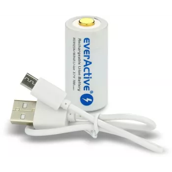 EVERACTIVE 16340 3.7V 700mAh Επαναφορτιζόμενη Μπαταρία Li-Ion με Προστασία Κυκλώματος (1 τεμ.)