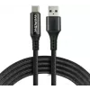 everActive CBB-2CBL USB-A/USB-C Καλώδιο LCD 200cm 3A