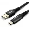everActive CBB-2CBL USB-A/USB-C Καλώδιο LCD 200cm 3A