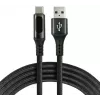 everActive CBB-2CBL USB-A/USB-C Καλώδιο LCD 200cm 3A