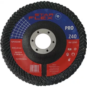 PSG Star Flex Δίσκος λείανσης 125x22,23 mm P40 ζιρκονίου κωνικός τύπος 29 TLP1252240