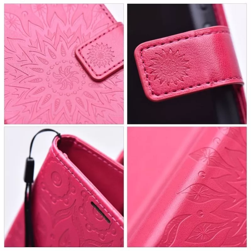 OEM Flip Case για iPhone 17 / 18 Mezzo Book Mandala Magenta