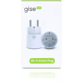 GISE SP-02 Έξυπνο Wi-Fi βύσμα με παρακολούθηση ενέργειας, 16A, 3680W, συμβατό με Tuya