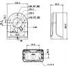 MITON MT-P204W Επιτοίχιο κουτί διακλάδωσης IP65 Λευκό