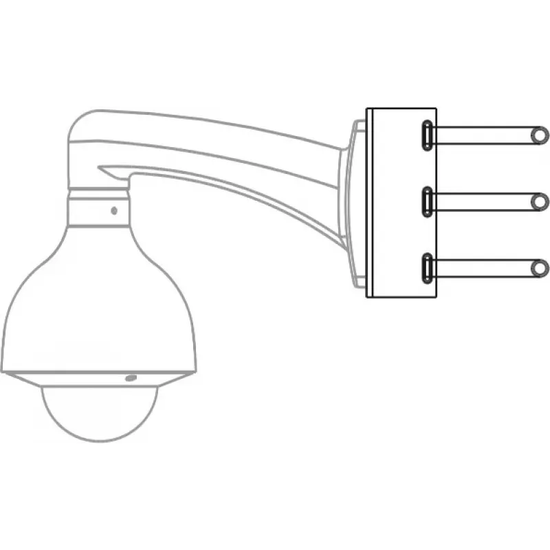 MITON MT-P150V2 Προσαρμογέας στήριξης σε κολόνα Λευκό