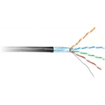GETFORT Cat.6 F/UTP PVC Καλώδιο δικτύου εσωτερικού χώρου, μαύρο, 305m