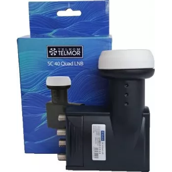 Telmor Quad SC-40 Καθολικός μετατροπέας Quad LNB 40mm