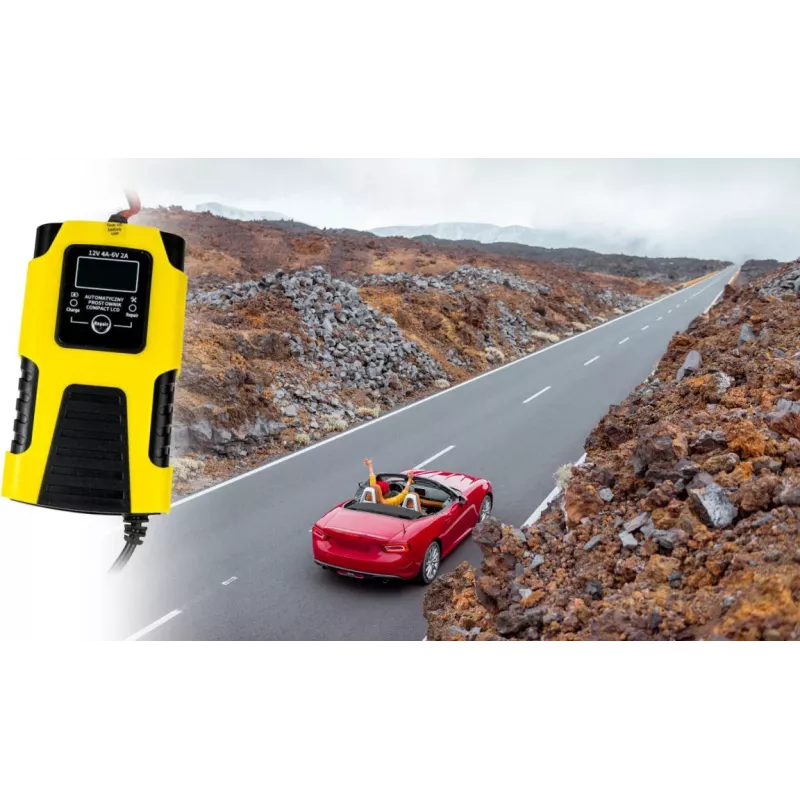 Volt Polska Αυτόματος φορτιστής μπαταρίας 12V 4A / 6V 2A LCD
