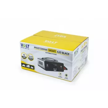 VOLT POLSKA Smart Charger 12V/24V 15A A20 Μαύρο