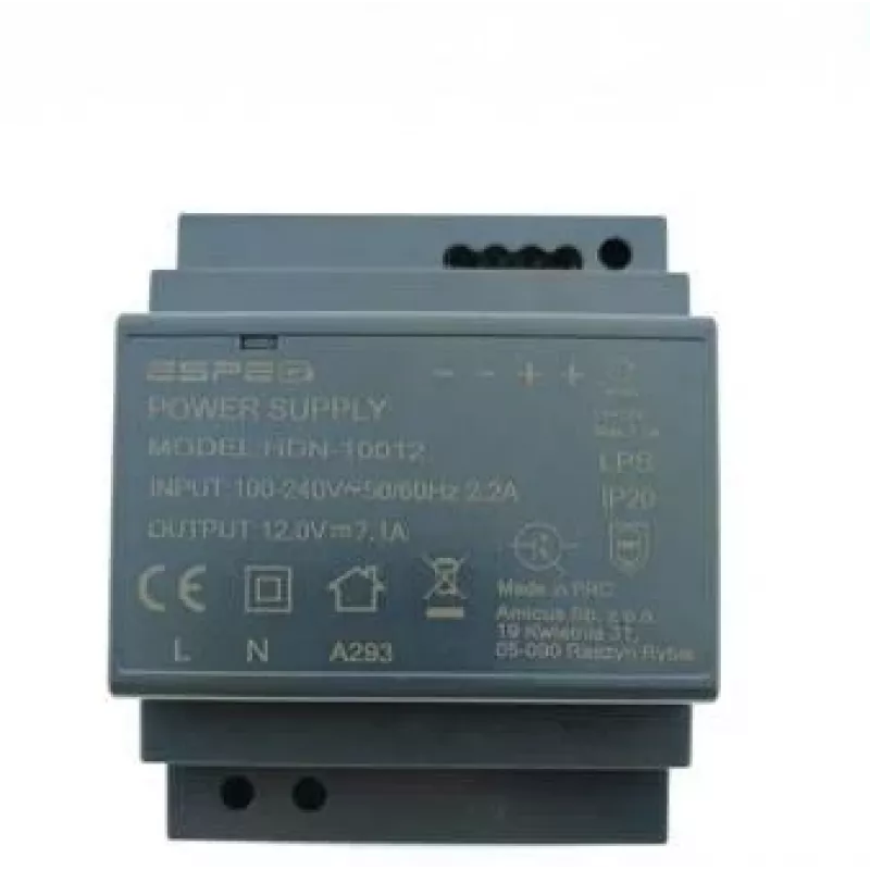 ESPE HDN-10012 Τροφοδοτικό ράγας DIN 12V 85W 7,1A