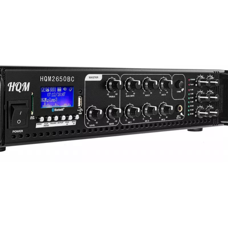 HQM HQM2650B FM/MP3/BLUETOOTH ενισχυτής ραδιοφώνου 650W