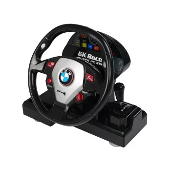 LEAN TOYS τηλεχειριζόμενο BMW M3 λευκό 2.4G τιμόνι Pilot 1:18 ήχος φώτα