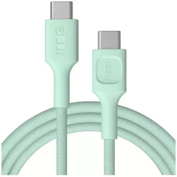 Green Cell PowerStream Καλώδιο USB-C σε USB-C 100W 2m Πράσινο μέντας