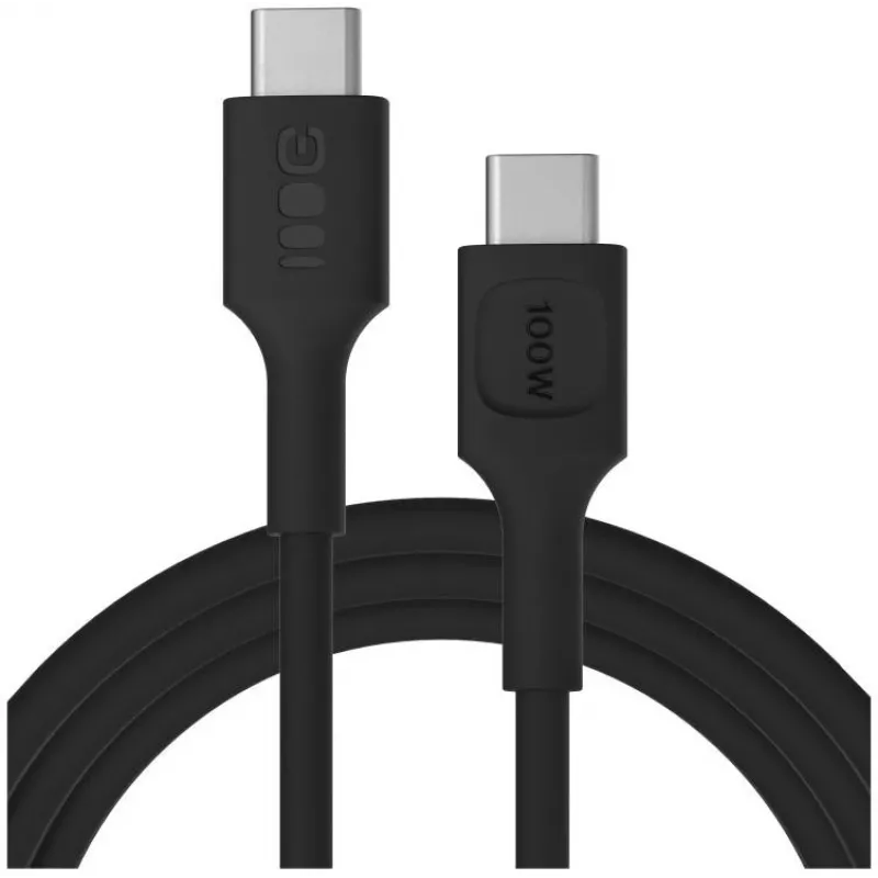 Green Cell PowerFlex Καλώδιο γρήγορης φόρτισης USB-C σε USB-C 100W 2m Μαύρο
