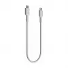GREEN CELL PowerFlex Καλώδιο USB-C σε USB-C 2m 100W PD Λευκό χιονιού