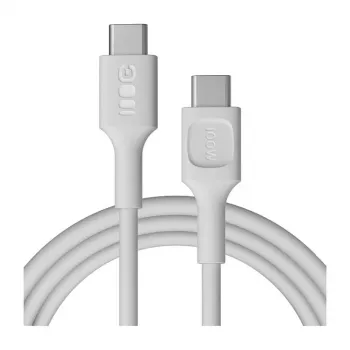 GREEN CELL PowerFlex Καλώδιο USB-C σε USB-C 2m 100W PD Λευκό χιονιού