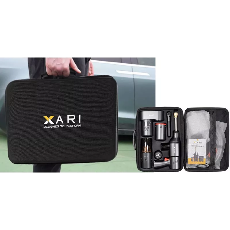 XARI Smart Kit XP1 Αρθρωτό ασύρματο σετ αυτοκινήτου - Πομποδέκτης Bluetooth FM & Φορτιστής USB