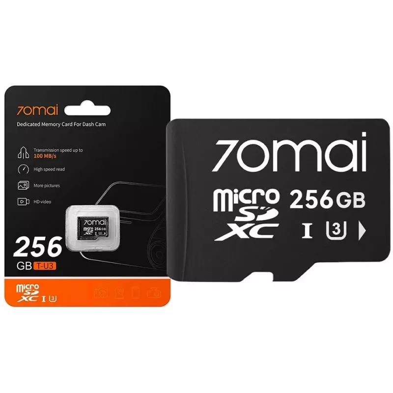 70mai X800 Omni 4K Dashcam Μαύρο + κάρτα SD 256GB