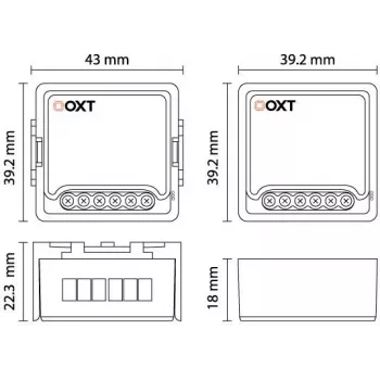 OXT T261 Mini Ρελέ 1 καναλιού ZigBee TUYA Smart Switch