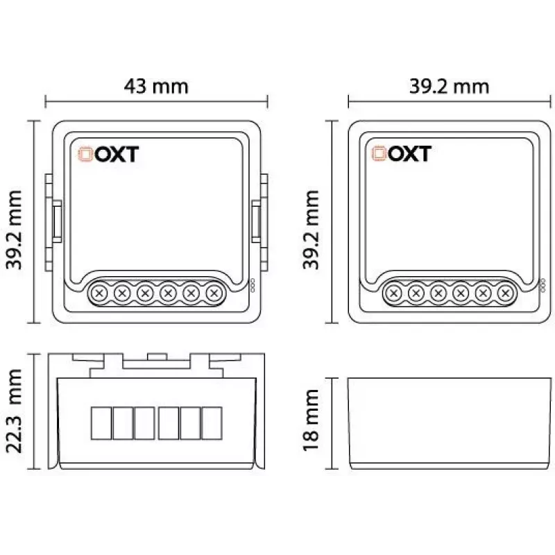 OXT T261 Mini Ρελέ 1 καναλιού ZigBee TUYA Smart Switch