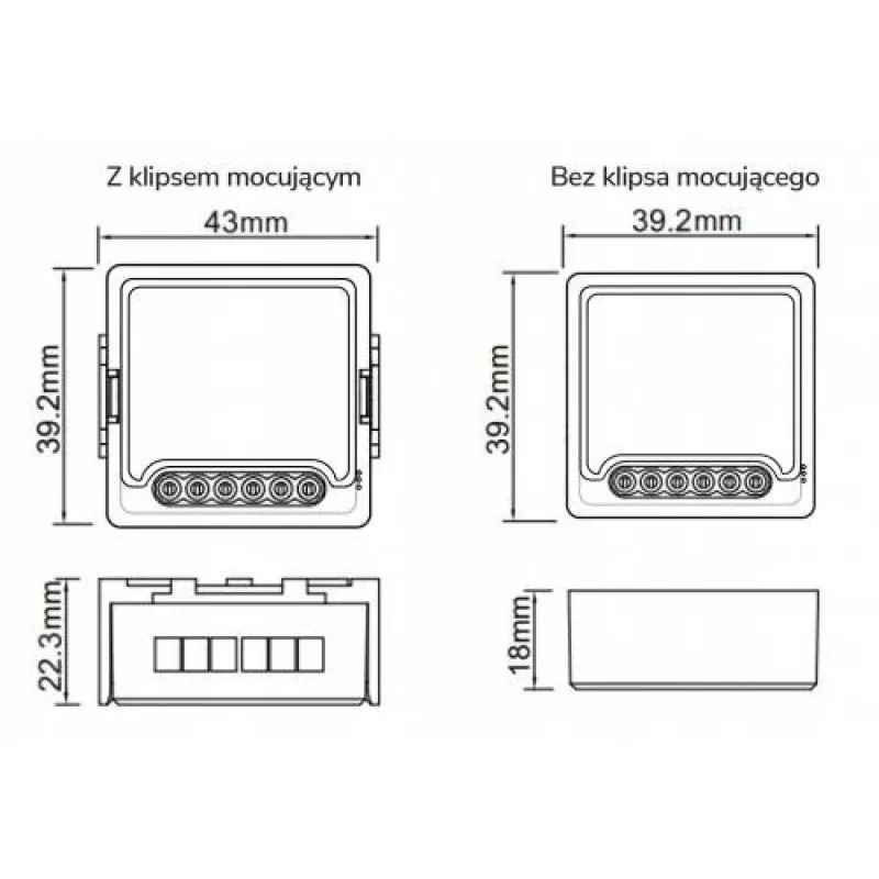 OXT Mini WiFi Ρελέ 3 καναλιών Tuya T223