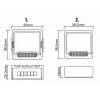 OXT Mini Ρελέ 2 καναλιών χωρίς ουδέτερο ZigBee TUYA T272