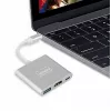 ZENWIRE BYL-2008N 3-in-1 MHL Hub Αντάπτορας USB-C σε HDMI 4K, Space Gray