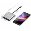 ZENWIRE USB-C Hub 4-in-1 Αντάπτορας 2x HDMI 4K USB 3.0 Space Gray BYL-2309