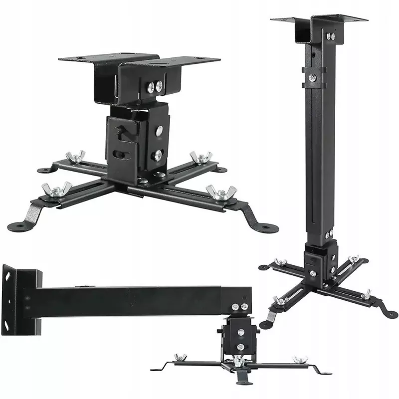 ZENWIRE Βάση προβολέα universal οροφής/τοίχου μαύρη 13kg