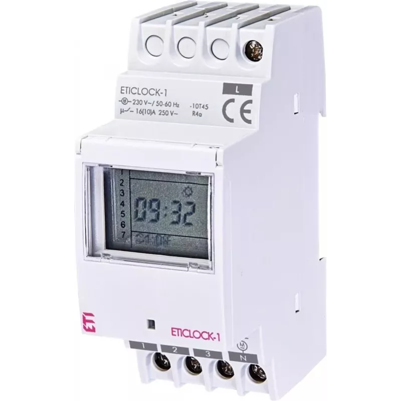 ETI TIME SWITCH DIGITAL MODUL CLOCK-1 1P 16A