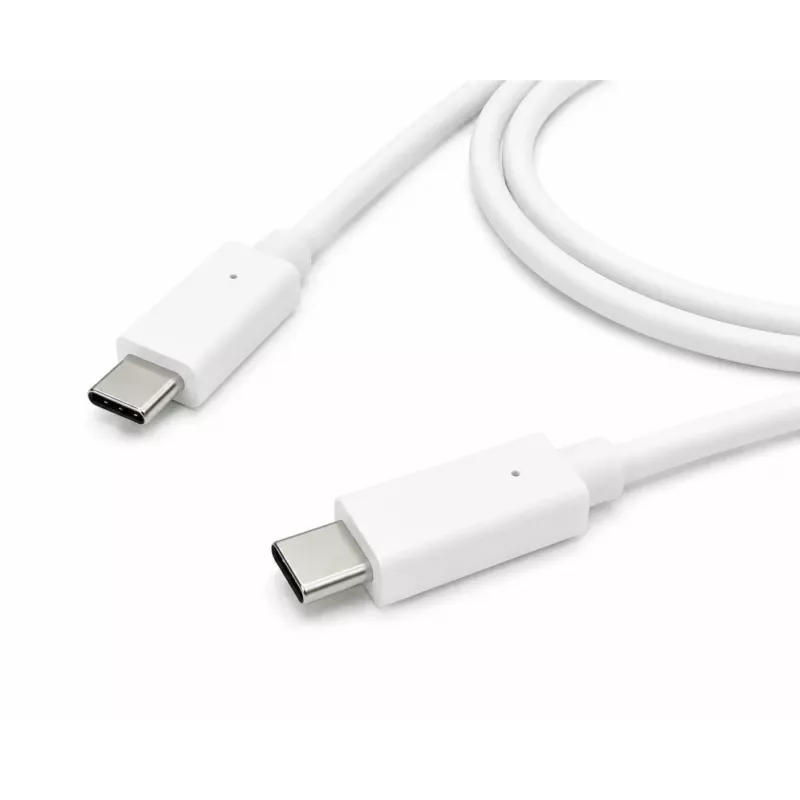 Accura Καλώδιο USB-C σε USB-C 2,0 m 100 W λευκό