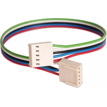 SATEL Καλώδιο PIN5/PIN5 - 1m Καλώδιο σύνδεσης για συστήματα συναγερμού, Λευκό