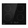 AMZCHEF CE-T-74IB4xyzf-CS επαγωγική εστία 4 ζωνών 7400W εντοιχιζόμενη με booster, χρονοδιακόπτη, κλείδωμα ασφαλείας παιδιών