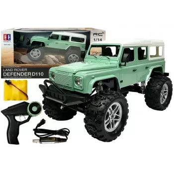 Double E τηλεχειριζόμενο αυτοκίνητο Jeep R/C πράσινο 7,5 km/h 1:14 2,4G