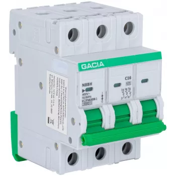 GACIA N8BH 10kA C 3P 40A Μικροαυτόματος Διακόπτης MCB