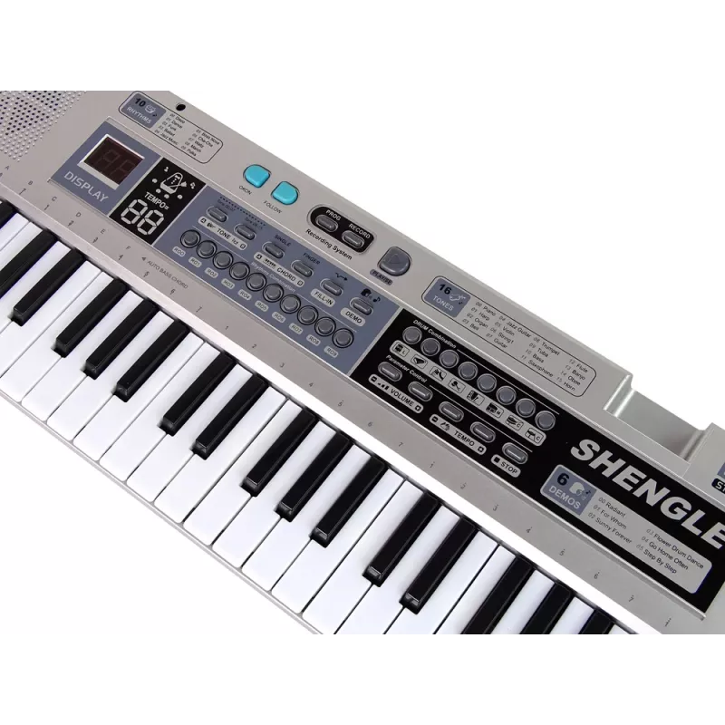LEAN TOYS Keyboard MQ-6110 Μικρόφωνο Όργανο 61 Πλήκτρα