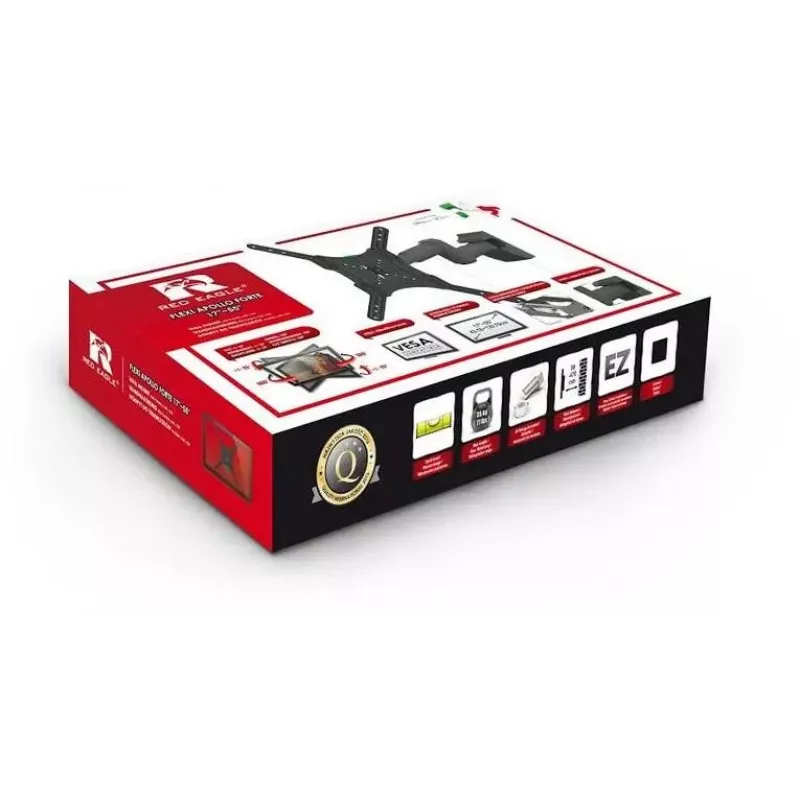 RED EAGLE FLEXI APOLLO FORTE 17-55 επιτοίχια βάση TV Full Motion μαύρη