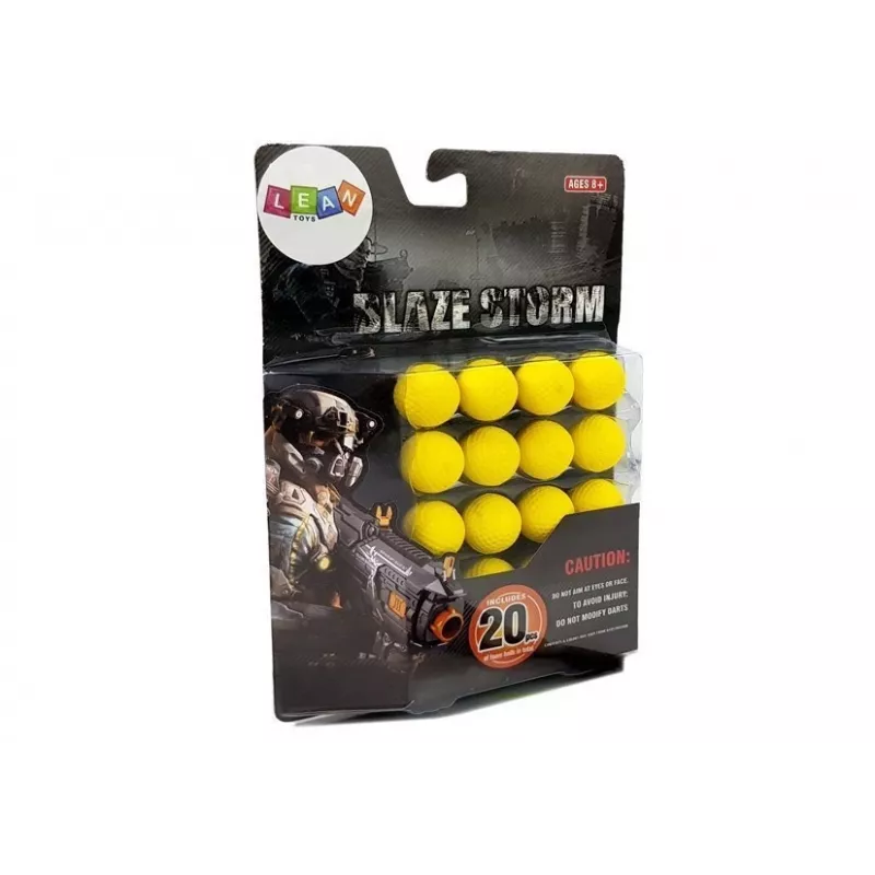 LEAN TOYS Σφαίρες τουφεκιού BB 2 cm 20 τεμ.