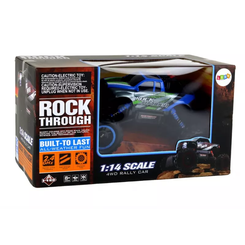 LEAN TOYS Offroad τηλεχειριζόμενο RC αυτοκίνητο 1:14 2.4G μπλε
