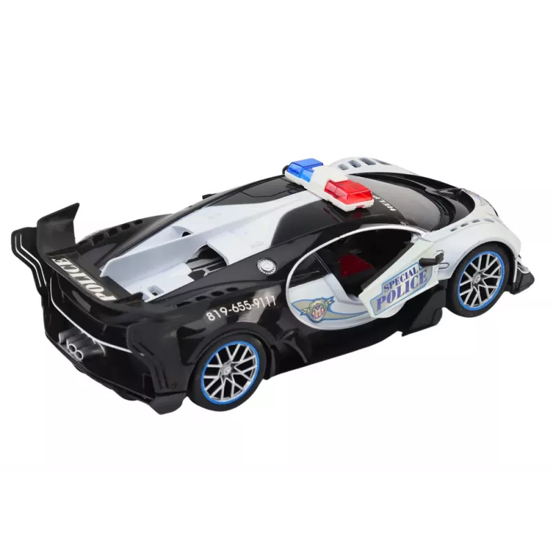 LEAN TOYS τηλεχειριζόμενο RC περιπολικό κλίμακας 1:12, λευκό
