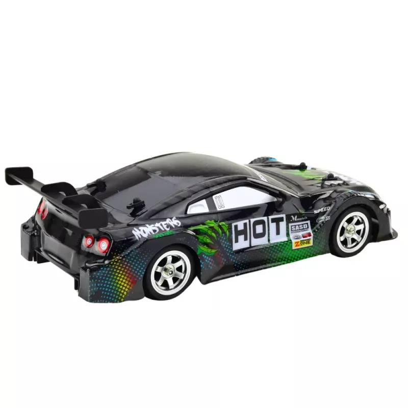 LEAN TOYS Drift Car RC μαύρο πράσινο 30km/h 1:16